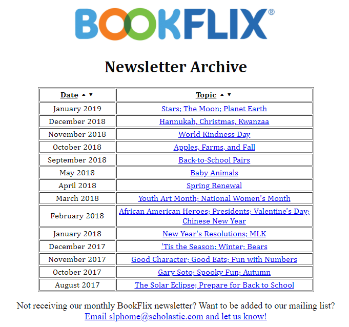 newsletter