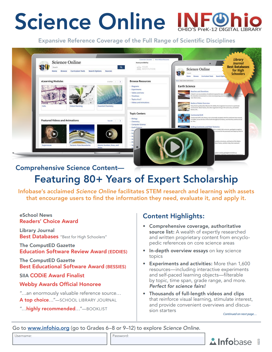 Science Online Flyer