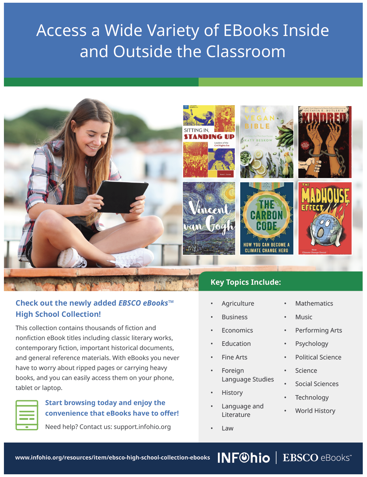 High School Collection eBooks (EBSCO) Flyer